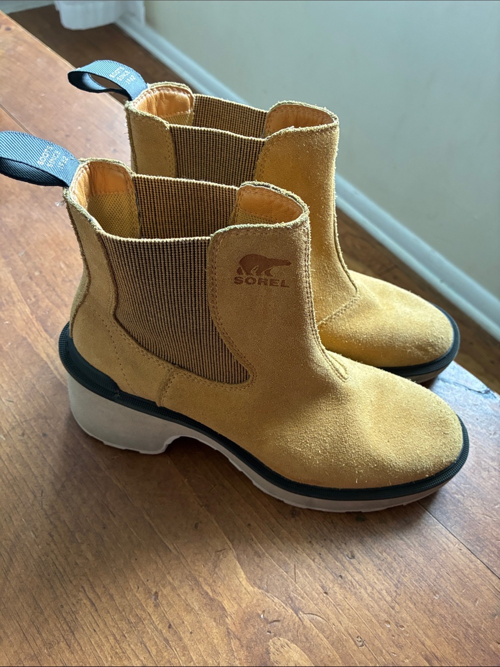 Sorel Hi-Line Suede Chelsea Boots
